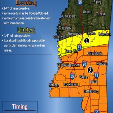 Severe weather reports and updates for Mississippi